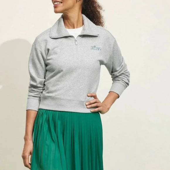 Prince French Terry Quarter Zip Pickleball Pullover - Picture 1 of 6